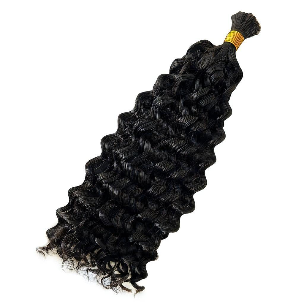 Water Wave Bulk Human Hair Extensions for Braiding-many colors