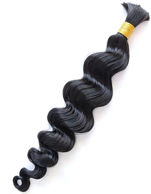 Loose Wave Bulk Human Hair Extensions for Braiding