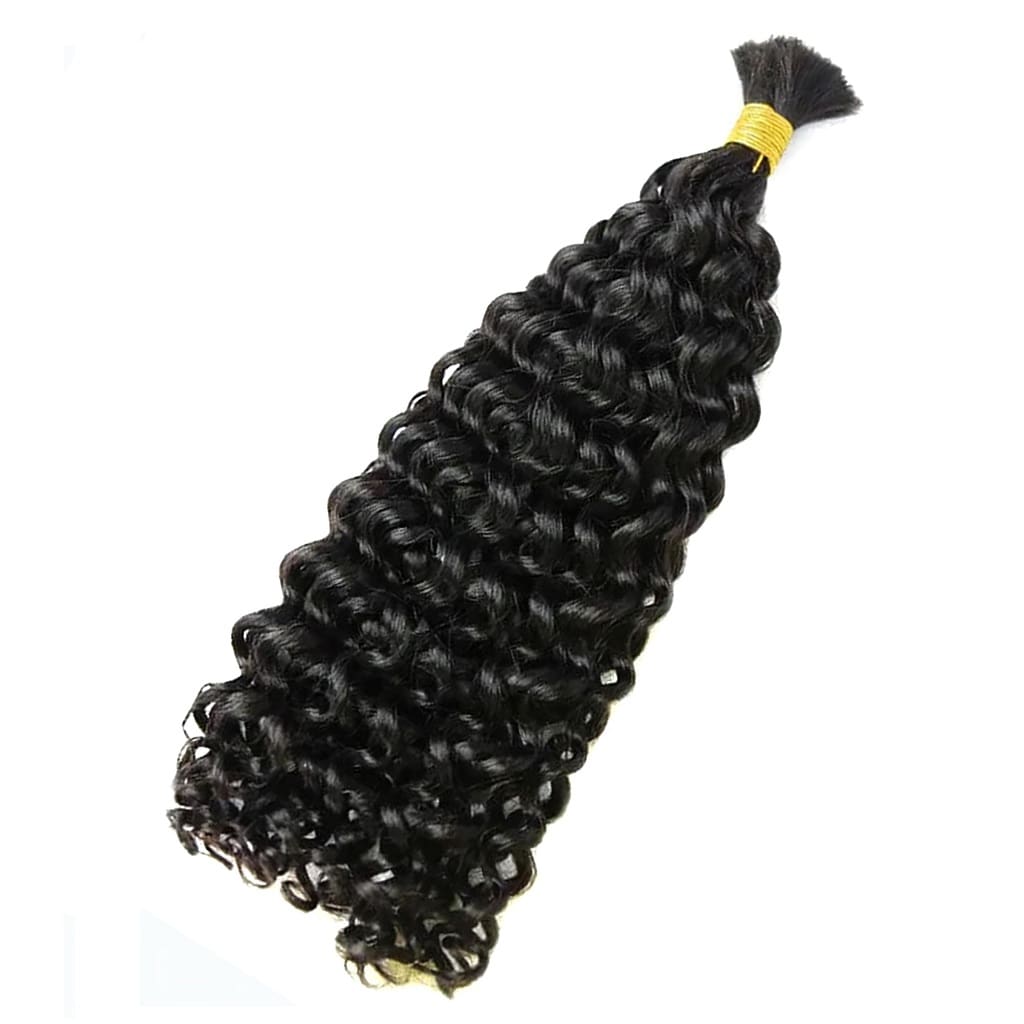 Spanish Curl Human Bulk Hair Extensions for Braiding